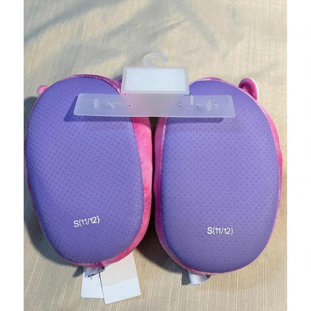 Jazwares Squishmallows Pink Unicorn Slippers - Size S 11/12